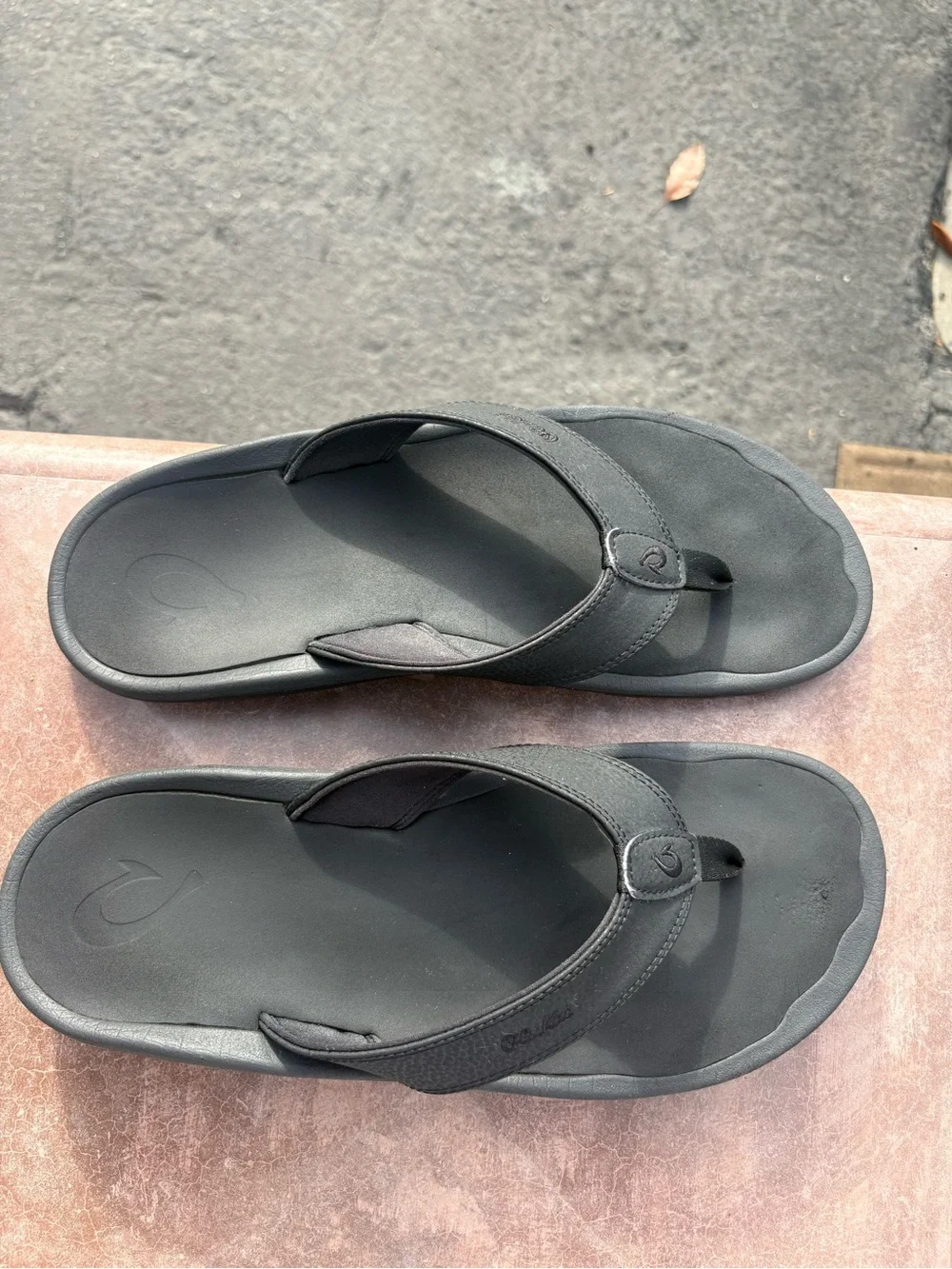 Olukai Ohana Men’s Black Flip Flop Sandals